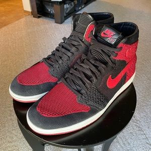 Jordan 1 Flyknit Bred